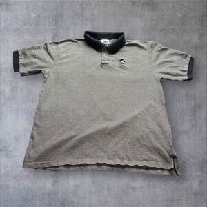 VTG Disneyland Resort Golf‎ Ringer Polo Shirt Men XL  Mickey Mouse
